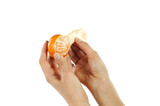 sbucciare il mandarino