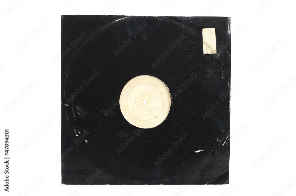 Obraz premium Grunge okładka albumu winylowego