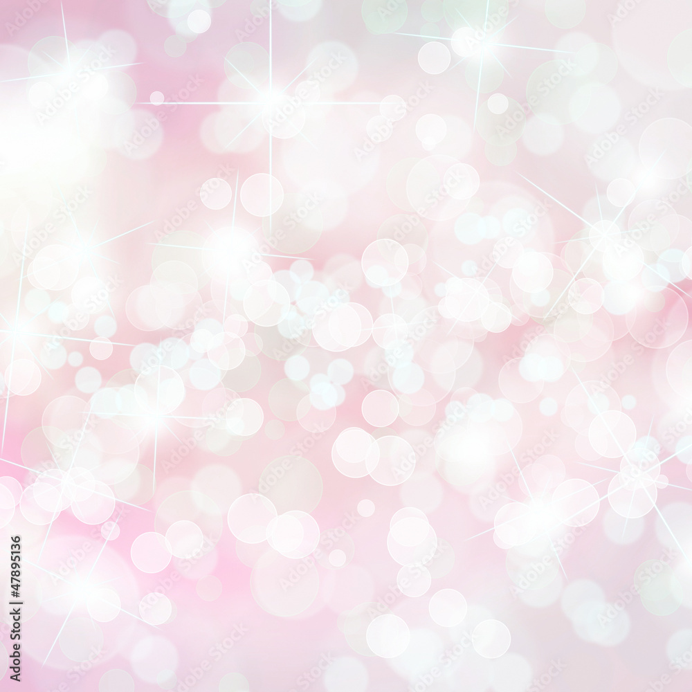 Pink defocused lights background with copy space Pink defocused lights background with copy space