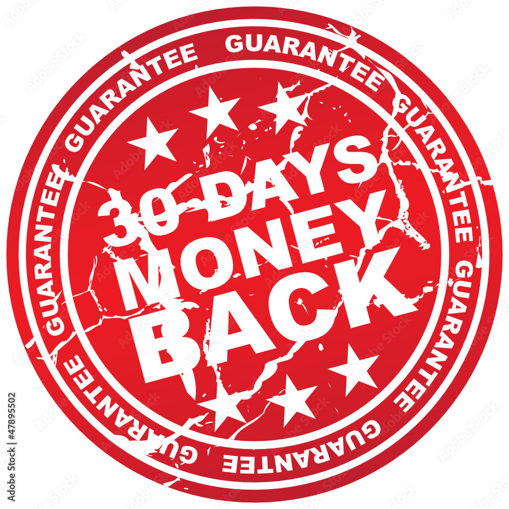 30 DAYS MONEY BACK GUARANTEE ICON 30 DAYS MONEY BACK GUARANTEE ICON