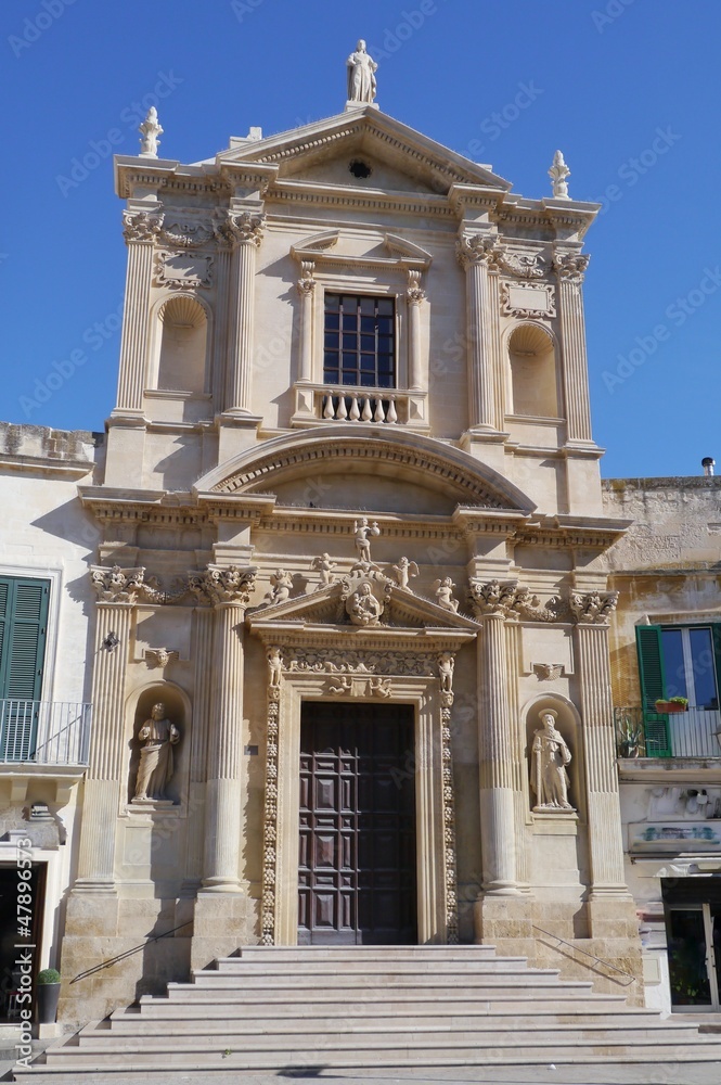 Church of Maria della Grazia in Lecce in Italy