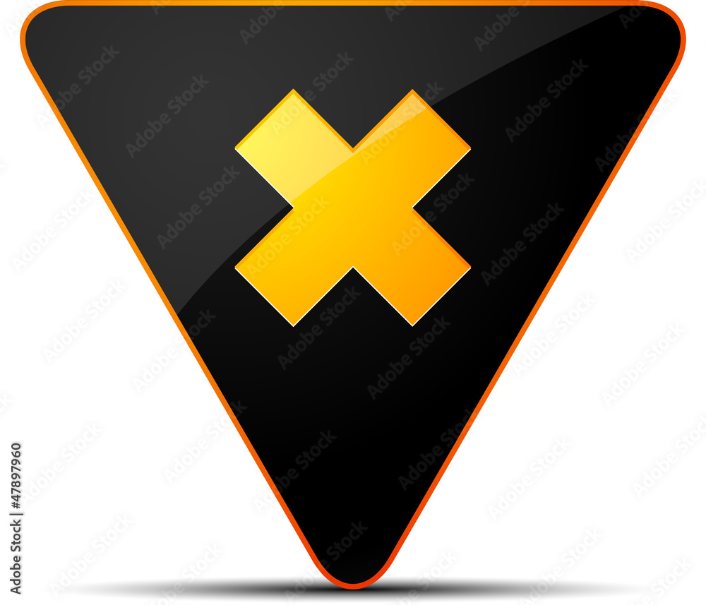 Fototapeta premium Harmful sign