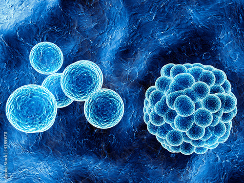 blue molecules