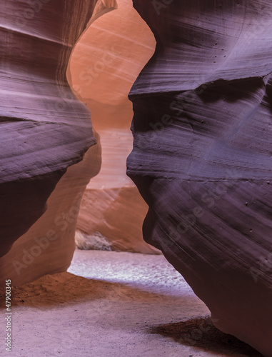 Columnas de arena en cañon