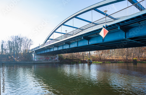 Bridge over Spree at Fuerstenwalde