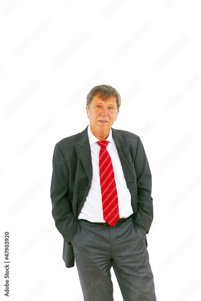 smart succesful business man with red tie and black suit smart succesful business man with red tie and black suit