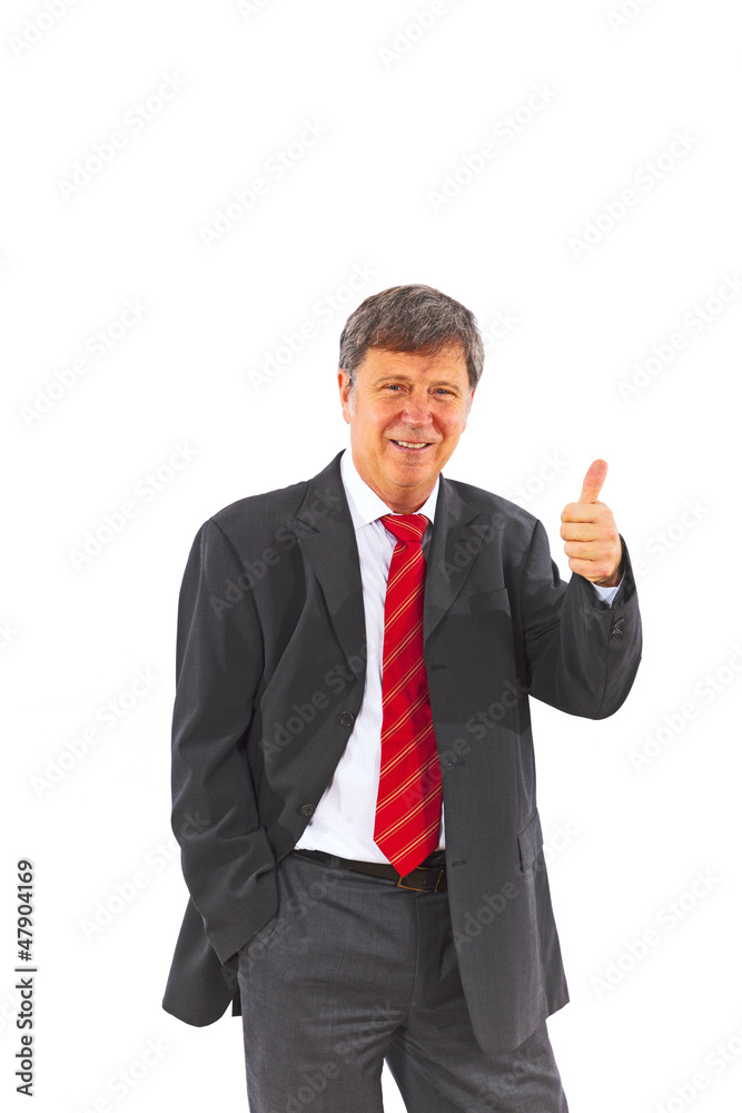 smart succesful business man with red tie and black suit smart succesful business man with red tie and black suit