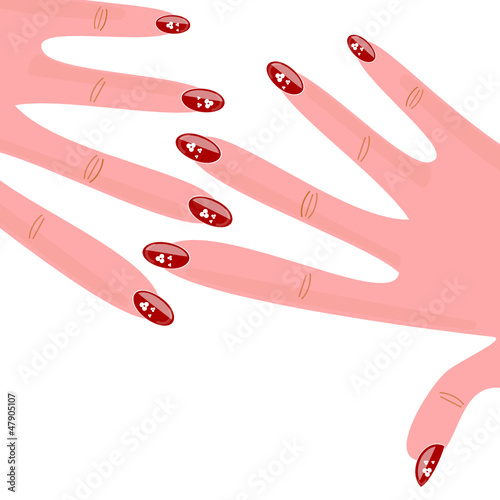 Ongles décorés
