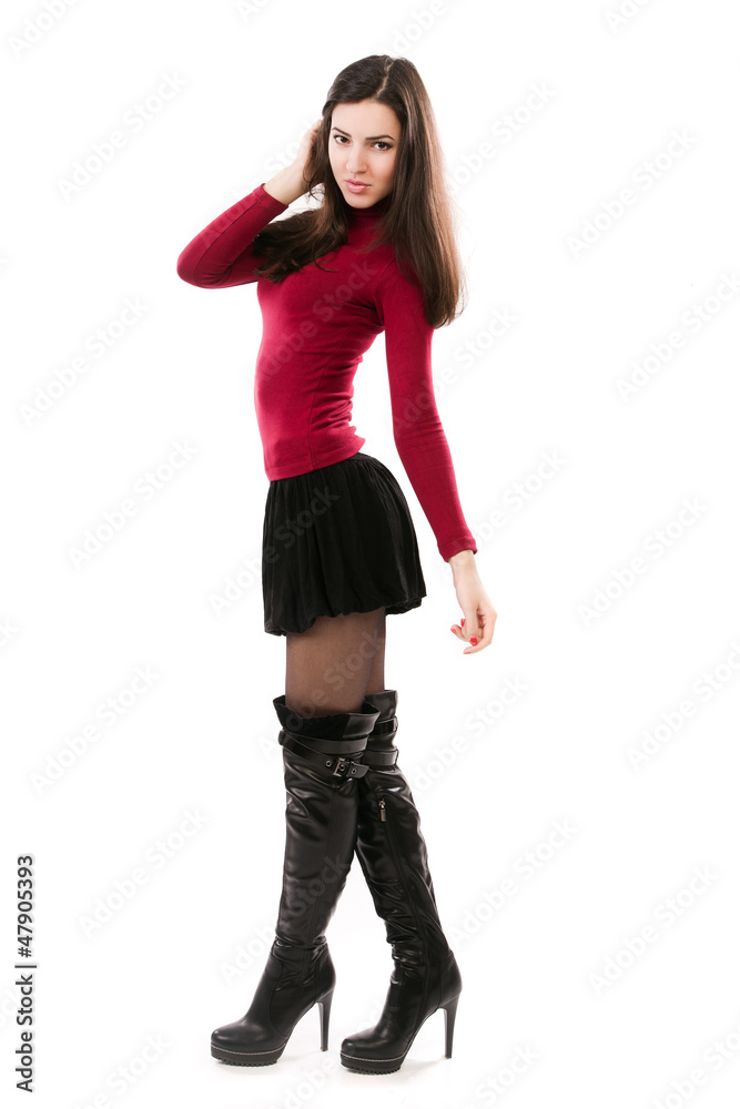 Fashionable girl Fashionable girl