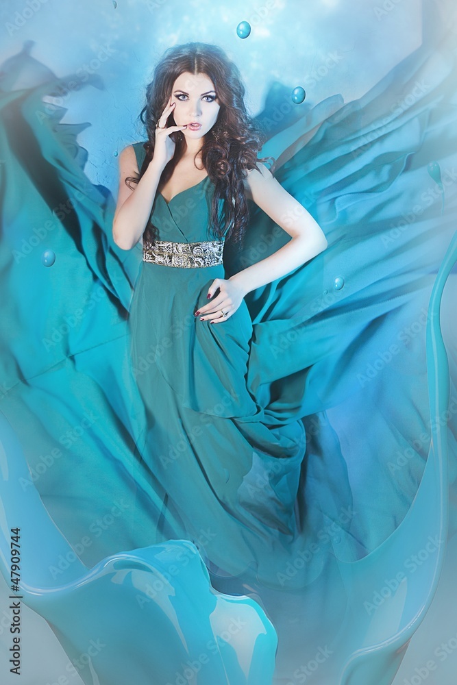 Beautiful girl in fashion style Beautiful girl in fashion style