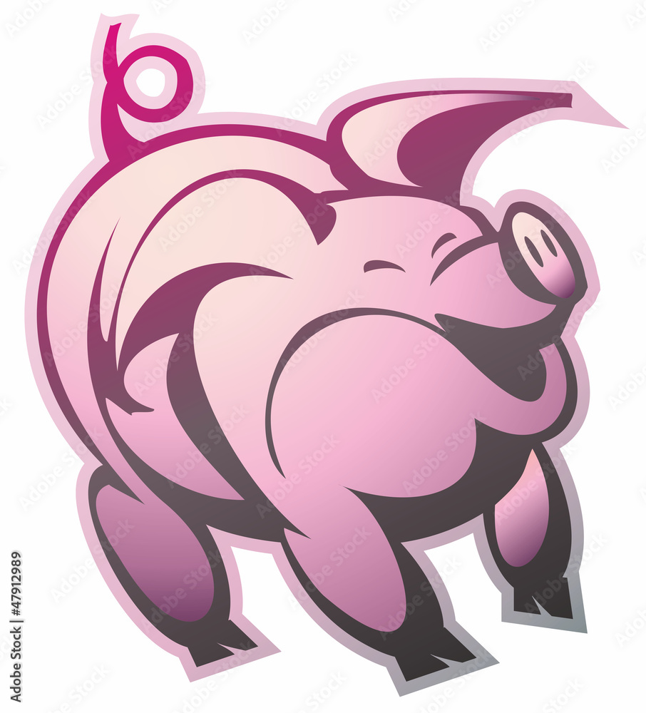 Fototapeta premium Хряк