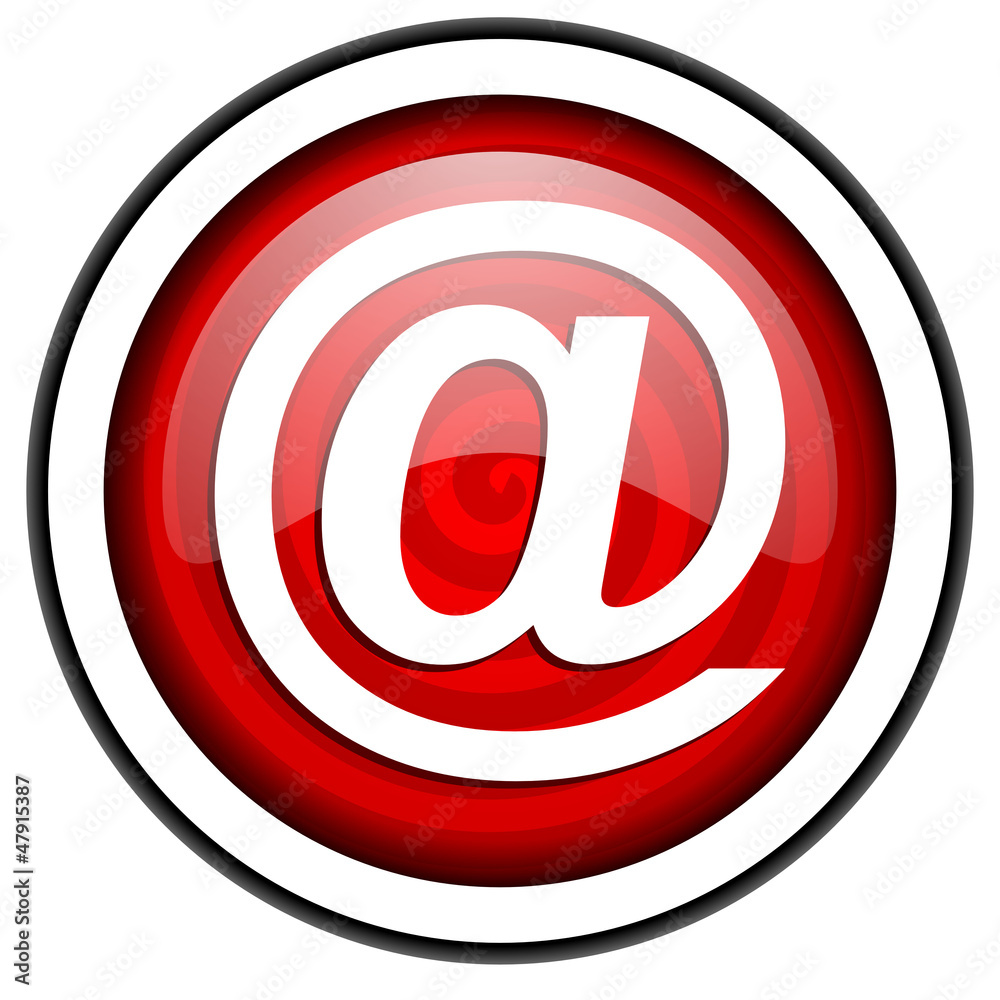 at red glossy icon isolated on white background at red glossy icon isolated on white background