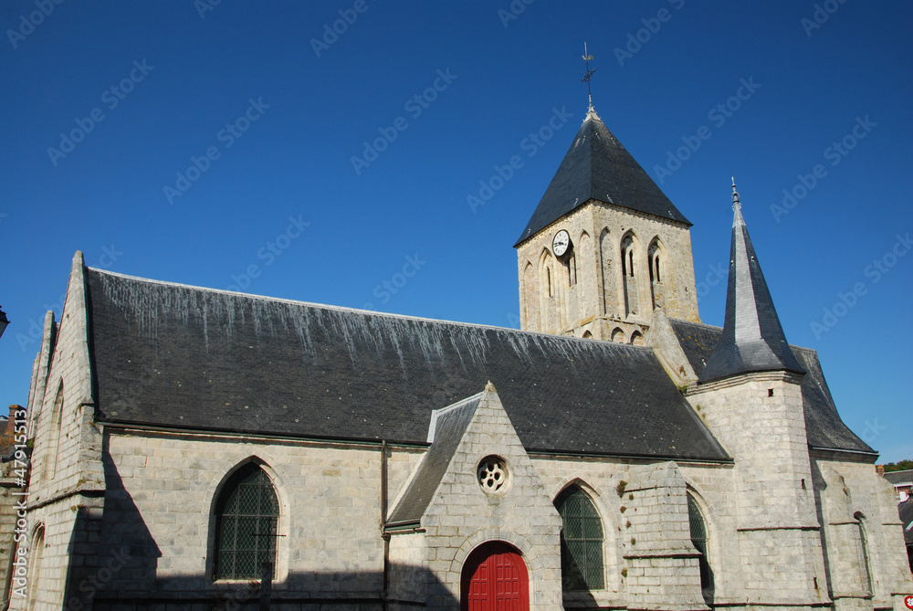 Église Saint-Martin de Veules-les-Roses, Normandie