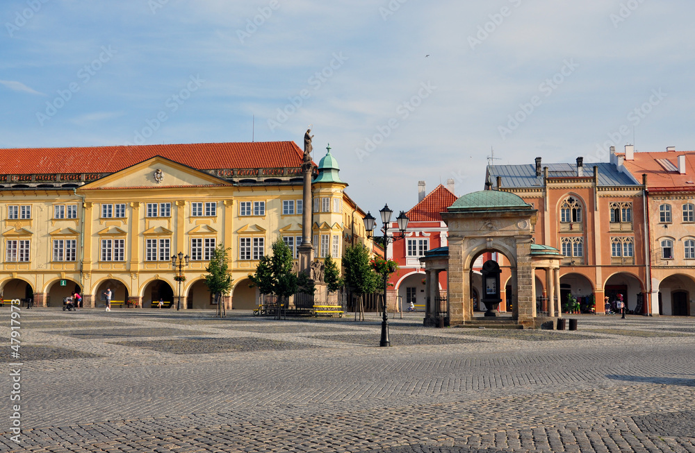 square of Jicin, the Czech Republic