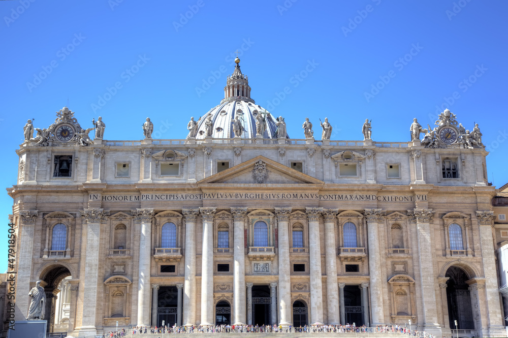 Saint Peters Basilica. Roma (Rome), Italy
