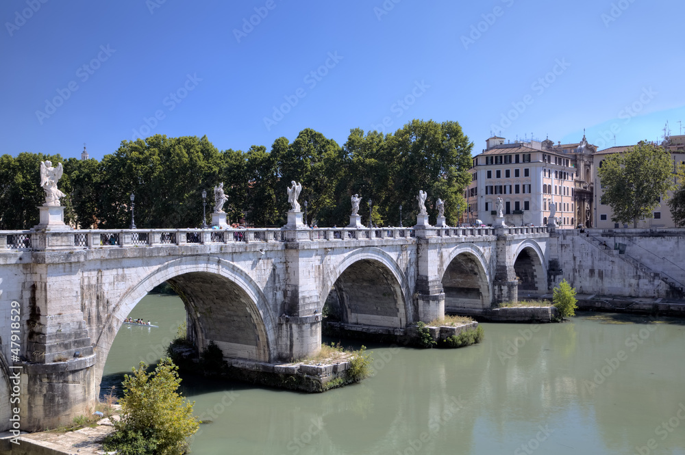 Sant Angelo Bridge. Roma (Rome), Italy