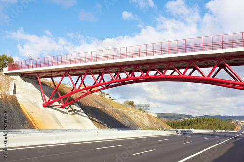 Bridge above the highway