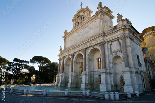 Fountain of Acqua Paola (Rome, Italy)