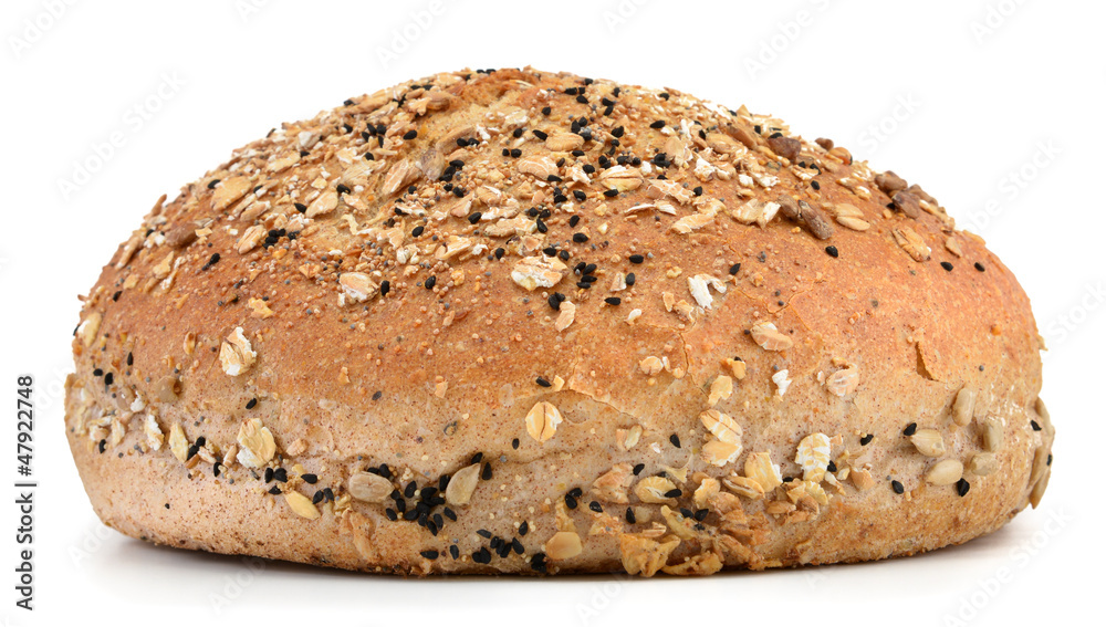 Bread isolated on white background Bread isolated on white background