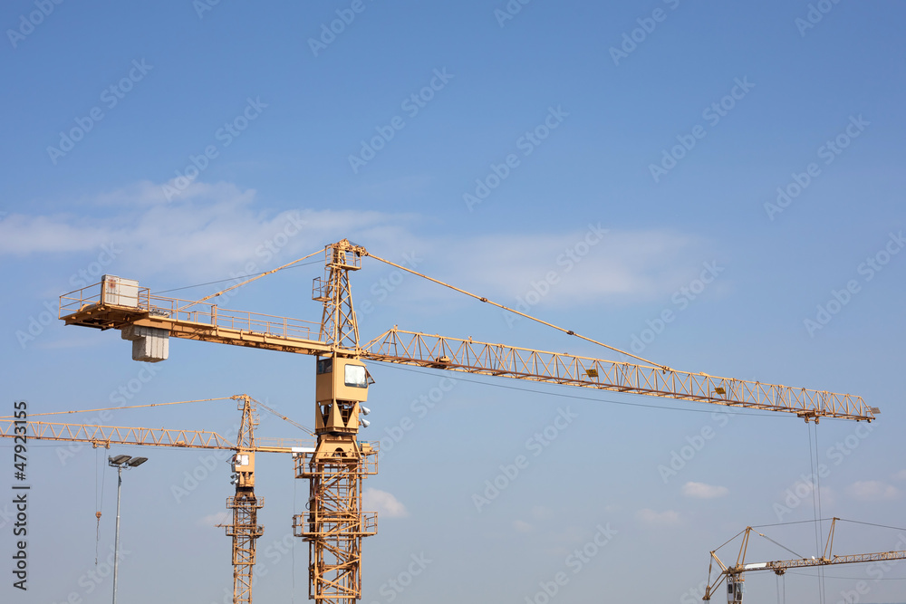 construction cranes