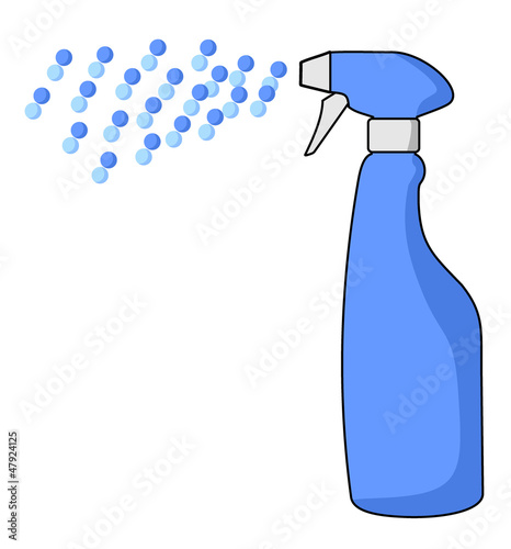 Blue spray