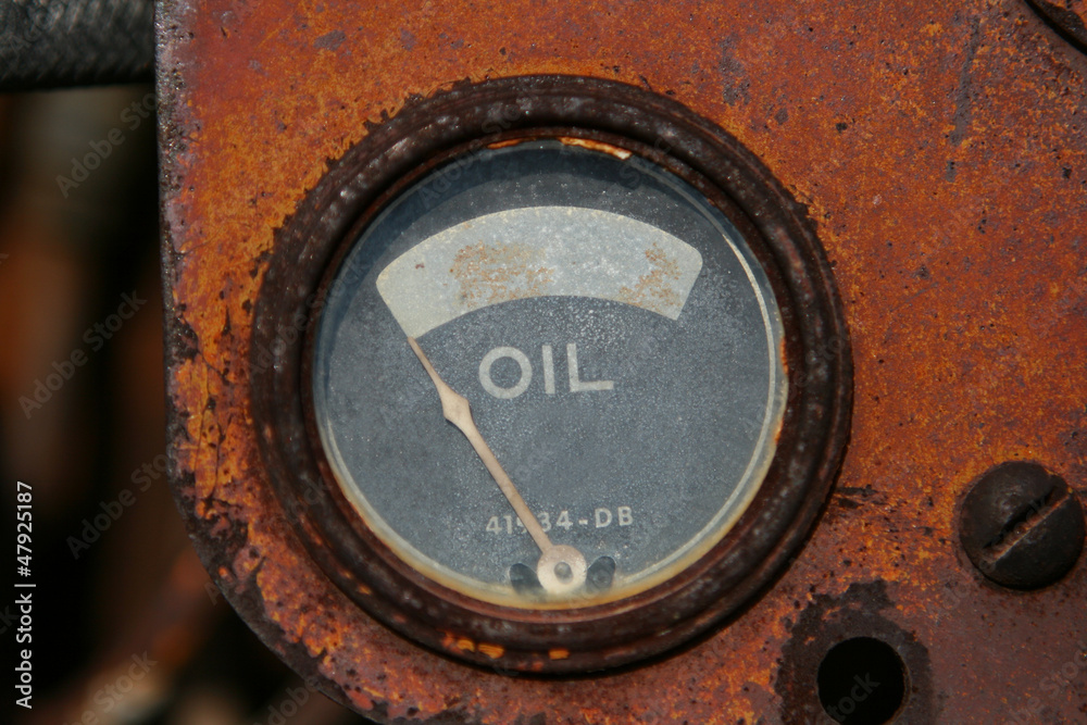 Old Empty Oil Tank