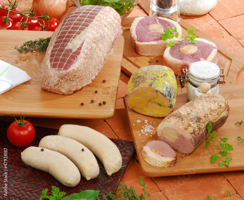 Canard et son foie gras