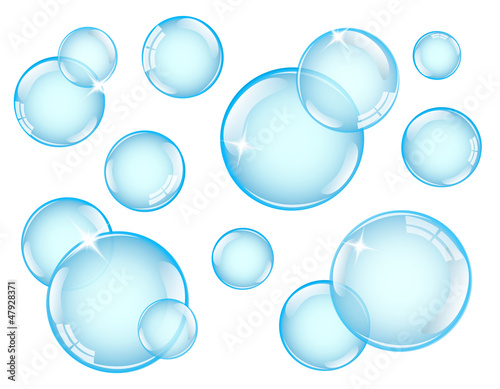 shiny bubbles