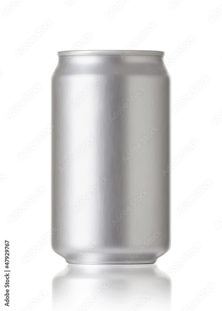 Aluminum cans, Blank soda or beer can, Realistic photo image Aluminum cans, Blank soda or beer can, Realistic photo image