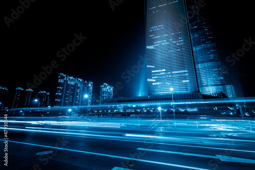 light trails
