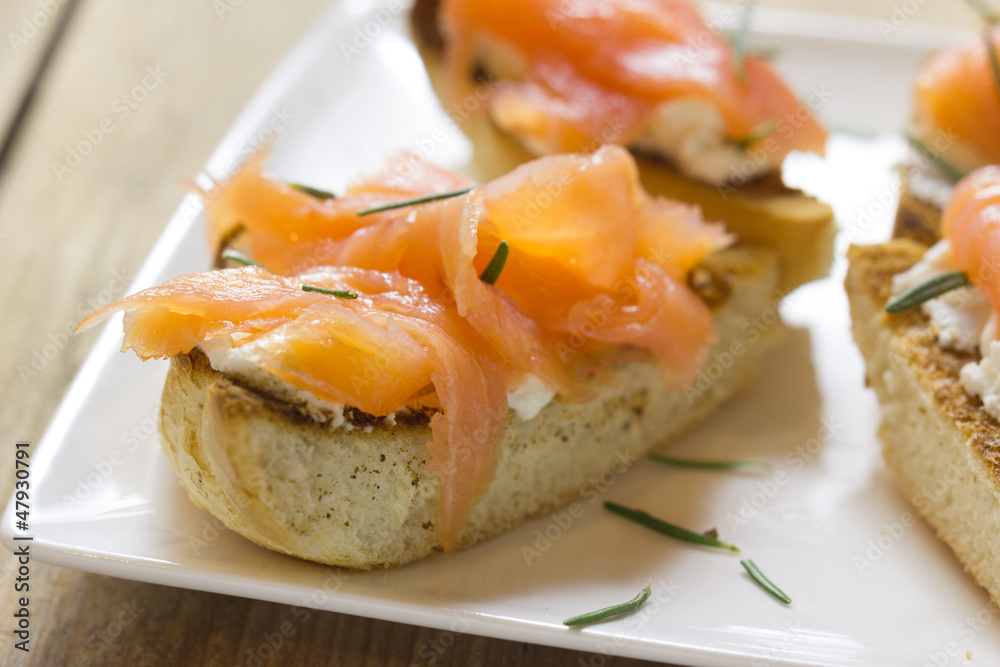 Smoked salmon Smoked salmon