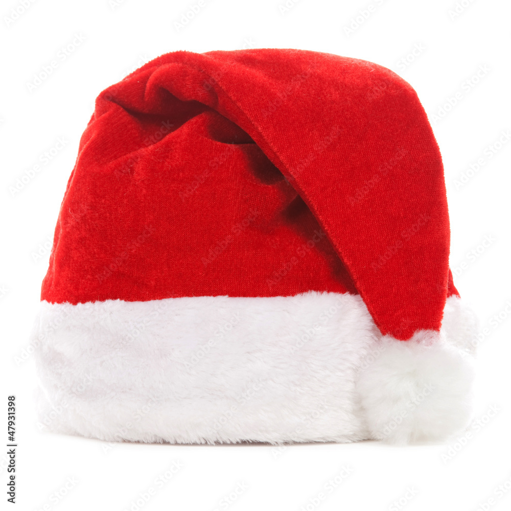 Santa hat isolated in white background Santa hat isolated in white background