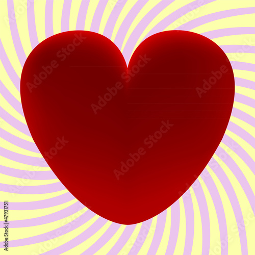 red heart