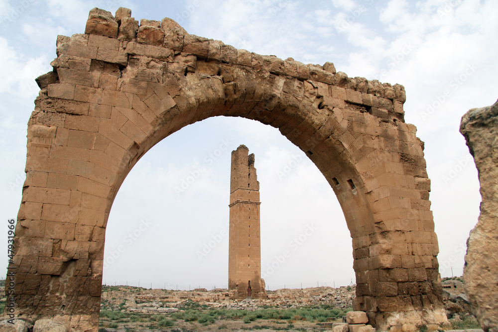 Arch and minaret