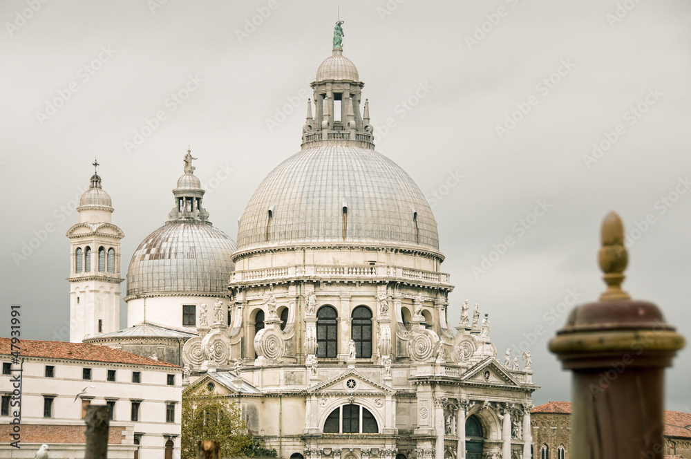 Venice, Italy:  Santa Maria della Salute church domes