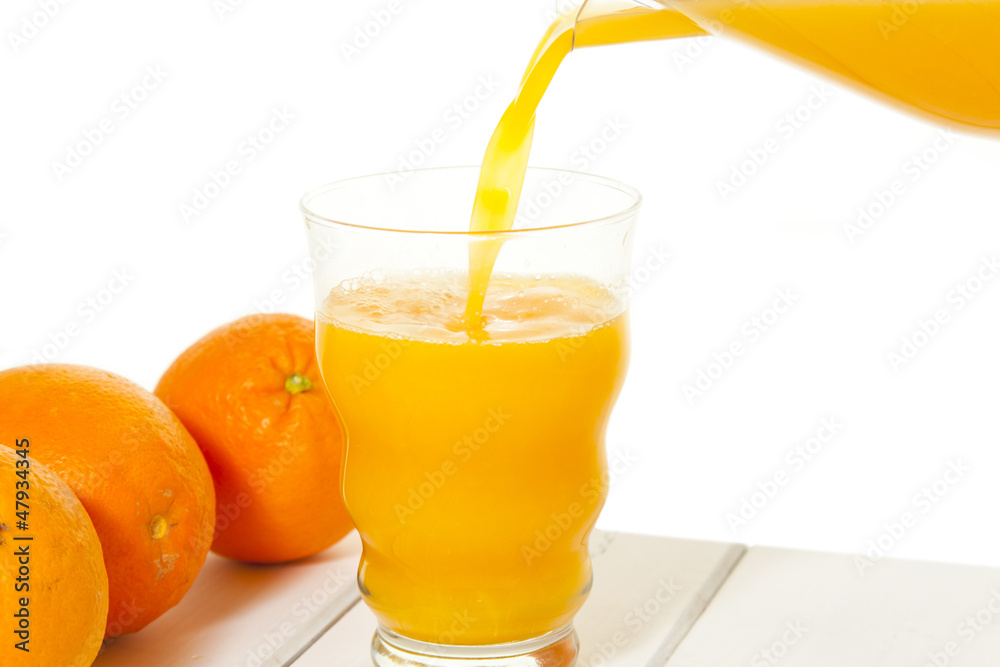 Fototapeta premium Fresh orange juice