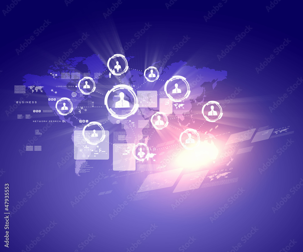 Internet concept illustration Internet concept illustration