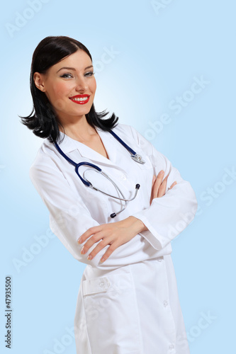 young female doctor portrait