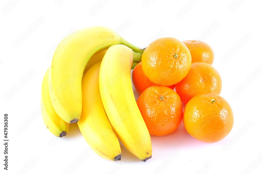 Banany i mandarynki