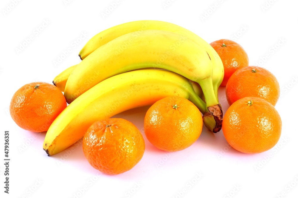 Banany i mandarynki