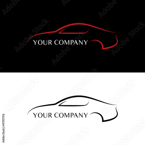 Red and black car logos