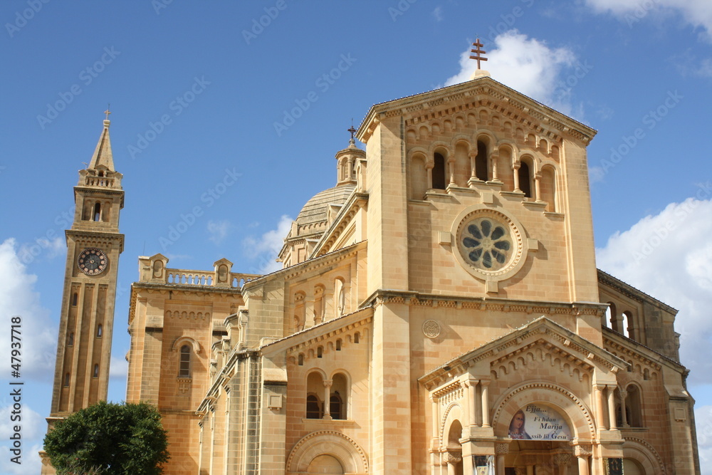 View Of Ta Pinu Church ( Gharb, St Mary, Malta )