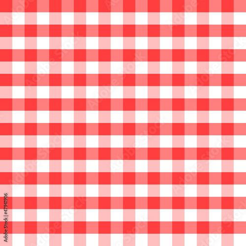 Red and white squares as the background - illustration