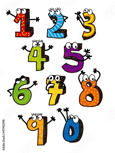 numbers drawing
