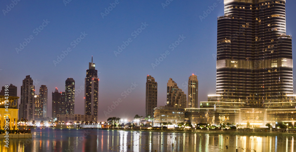 Obraz premium Skyscrapers at Burj Khalifa