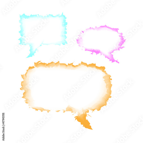 watercolor speech bubble