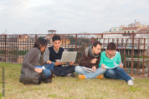 Multiethnic Group of College Students