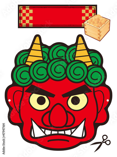 鬼　お面