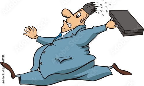 businessman with a briefcase