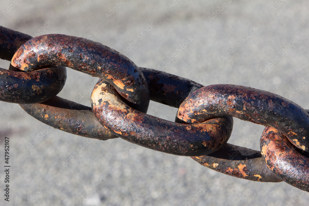 Worn Chain Links